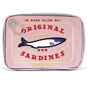 Amazon Pink Sardine Cosmetic Bag